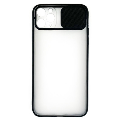 Накладка Camshield mate TPU зі шторкою на камеру для iPhone 11 Pro Max- чорний Накладка Camshield mate TPU зі шторкою на камеру для iPhone 11 Pro Max- чорний