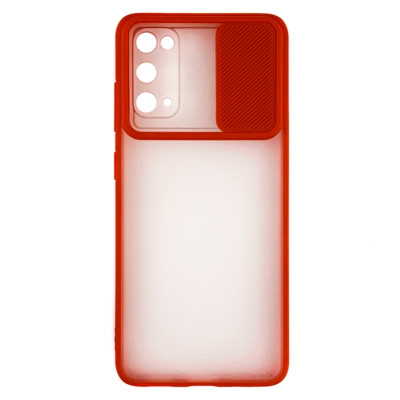 Накладка Camshield mate TPU зі шторкою на камеру для Samsung S20- червоний Накладка Camshield mate TPU зі шторкою на камеру для Samsung S20- червоний