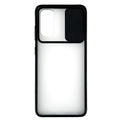Накладка Camshield mate TPU зі шторкою на камеру для Samsung S20- чорний