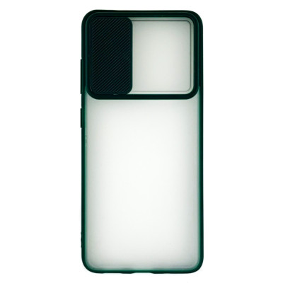 Накладка Camshield mate TPU зі шторкою на камеру для Samsung S20- зелений