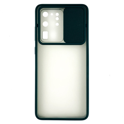 Накладка Camshield mate TPU зі шторкою на камеру для Samsung S20 Ultra- зелений Накладка Camshield mate TPU зі шторкою на камеру для Samsung S20 Ultra- зелений