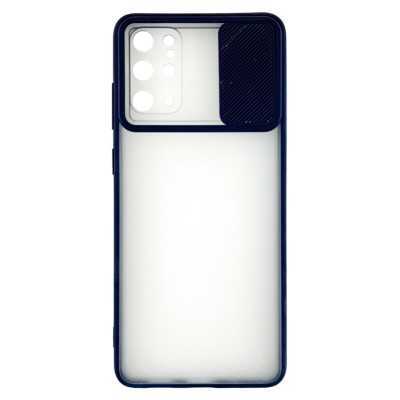 Накладка Camshield mate TPU зі шторкою на камеру для Samsung S20 Plus- синій Накладка Camshield mate TPU зі шторкою на камеру для Samsung S20 Plus- синій