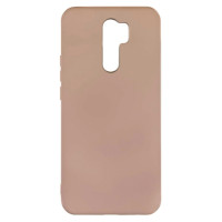 Накладка (з мікрофіброю) Silicone Cover Full without Logo для Xiaomi Redmi 9- рожевий пісок