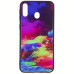 Накладка TPU + Glass для Samsung M20/M205- арт мікс