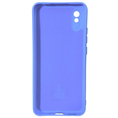 Накладка (з мікрофіброю) Silicone Cover Lakshmi Full Camera для Xiaomi Redmi 9A- бузковий