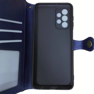 Чохол-книжка GETMAN Gallant шкіряний для Samsung A23 4G- синій