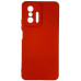 Накладка (з мікрофіброю) Silicone Cover Lakshmi Full Camera для Xiaomi 11T / 11T Pro- червоний