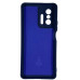 Накладка (з мікрофіброю) Silicone Cover Lakshmi Full Camera для Xiaomi 11T / 11T Pro- темно-синій