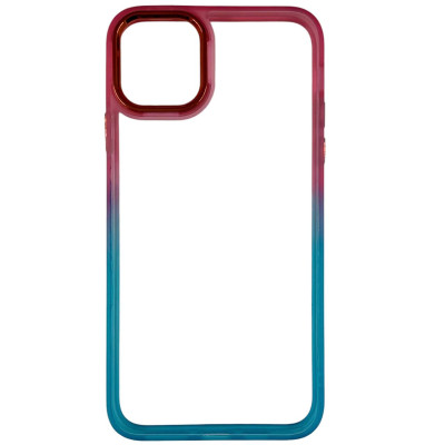 Накладка TPU+PC Fresh sip series для iPhone 13- бірюзово-рожевий Накладка TPU+PC Fresh sip series для iPhone 13- бірюзово-рожевий