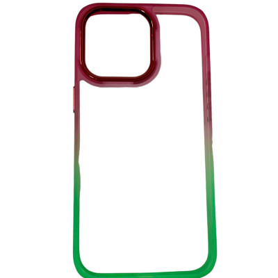 Накладка TPU+PC Fresh sip series для iPhone 13 Pro- салатово-рожевий Накладка TPU+PC Fresh sip series для iPhone 13 Pro- салатово-рожевий