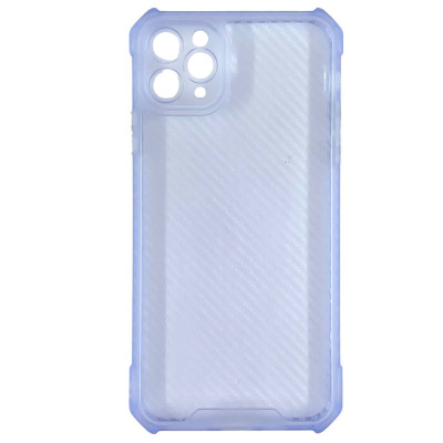 Накладка TPU Ease Carbon color series для iPhone 11 Pro Max- синій прозорий Накладка TPU Ease Carbon color series для iPhone 11 Pro Max- синій прозорий