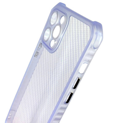 Накладка TPU Ease Carbon color series для iPhone 12 Pro- синій прозорий Накладка TPU Ease Carbon color series для iPhone 12 Pro- синій прозорий