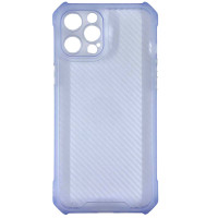 Накладка TPU Ease Carbon color series для iPhone 12 Pro- синій прозорий Накладка TPU Ease Carbon color series для iPhone 12 Pro- синій прозорий