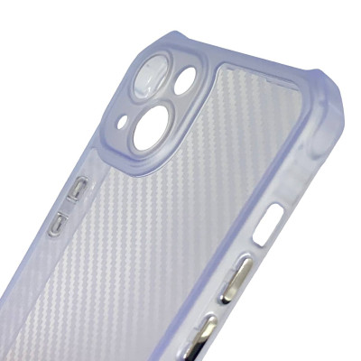 Накладка TPU Ease Carbon color series для iPhone 13- синій прозорий Накладка TPU Ease Carbon color series для iPhone 13- синій прозорий