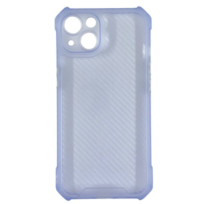 Накладка TPU Ease Carbon color series для iPhone 13- синій прозорий Накладка TPU Ease Carbon color series для iPhone 13- синій прозорий