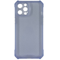 Накладка TPU Ease Carbon color series для iPhone 13 Pro- синій прозорий Накладка TPU Ease Carbon color series для iPhone 13 Pro- синій прозорий