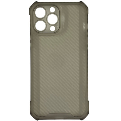 Накладка TPU Ease Carbon color series для iPhone 13 Pro Max- чорний прозорий Накладка TPU Ease Carbon color series для iPhone 13 Pro Max- чорний прозорий