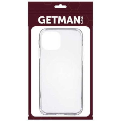 Накладка TPU GETMAN Clear для iPhone 14- прозорий Накладка TPU GETMAN Clear для iPhone 14- прозорий