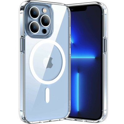 Накладка TPU Space Case with Magnetic для iPhone 14 Plus (6.7`)- прозорий Накладка TPU Space Case with Magnetic для iPhone 14 Plus (6.7`)- прозорий