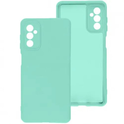 Накладка (з мікрофіброю) Soft Silk для Samsung M52- бірюзовий