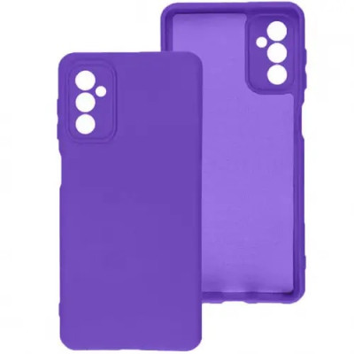 Накладка (з мікрофіброю) Soft Silk для Samsung M52- фіолетовий