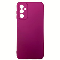 Накладка (з мікрофіброю) Silicone Cover Lakshmi Full Camera для Samsung M23 5G / M13 4G- марсала