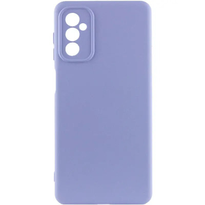 Накладка (з мікрофіброю) Silicone Cover Lakshmi Full Camera для Samsung M23 5G / M13 4G- бузковий