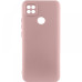 Накладка (з мікрофіброю) Silicone Cover Lakshmi Full Camera для Xiaomi Redmi 9C / 10A- рожевий пісок
