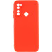 Накладка (з мікрофіброю) Silicone Cover Lakshmi Full Camera для Xiaomi Redmi Note 8T- червоний