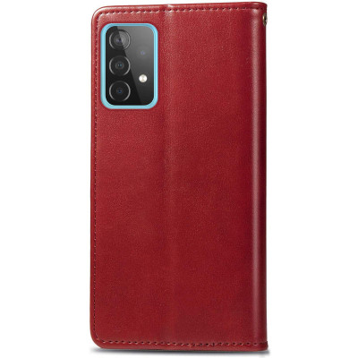 Чохол-книжка GETMAN Gallant шкіряний для Samsung A73 5G- червоний