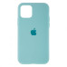 Накладка (з мікрофіброю) Silk Full Protective для iPhone 11- бірюзовий