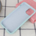Накладка (з мікрофіброю) Silk Full Protective для iPhone 11- бірюзовий