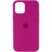 Накладка (з мікрофіброю) Silk Full Protective для iPhone 11- малиновий