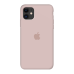 Накладка (з мікрофіброю) Silk Full Protective для iPhone 11- рожевий пісок
