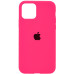 Накладка (з мікрофіброю) Silk Full Protective для iPhone 11- яскраво-рожевий