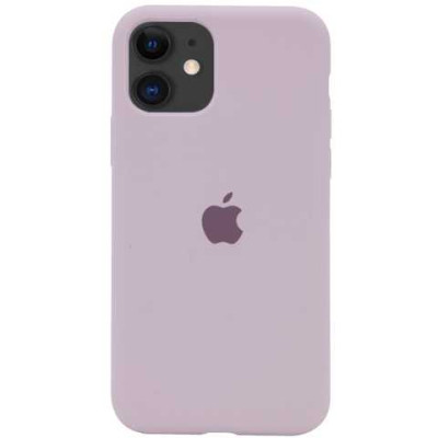 Накладка (з мікрофіброю) Silk Full Protective для iPhone 11- лавандовий