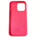 Накладка (з мікрофіброю) Silk Full Protective для iPhone 13 Pro (6.1`)- кавун червоний