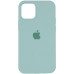 Накладка (з мікрофіброю) Silk Full Protective для iPhone 13 Pro (6.1`)- бірюзовий