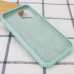 Накладка (з мікрофіброю) Silk Full Protective для iPhone 13 Pro (6.1`)- бірюзовий
