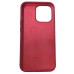 Накладка (з мікрофіброю) Silk Full Protective для iPhone 13 Pro (6.1`)- темно-червоний