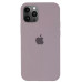 Накладка (з мікрофіброю) Silk Full Protective для iPhone 13 Pro (6.1`)- лавандовий