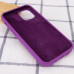 Накладка (з мікрофіброю) Silk Full Protective для iPhone 13 Pro Max (6.7`)- виноградний