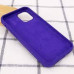 Накладка (з мікрофіброю) Silk Full Protective для iPhone 13 Pro Max (6.7`)- яскраво-фіолетовий
