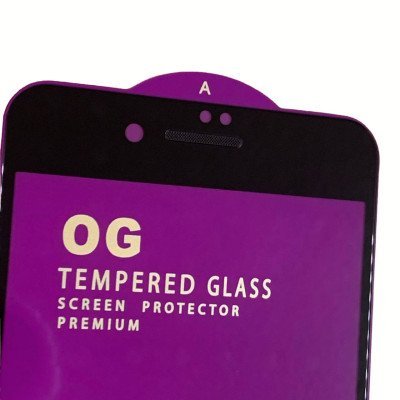 Скло захисне Tempered Glass OG Premium для iPhone 7 / 8 / SE 2020- чорний