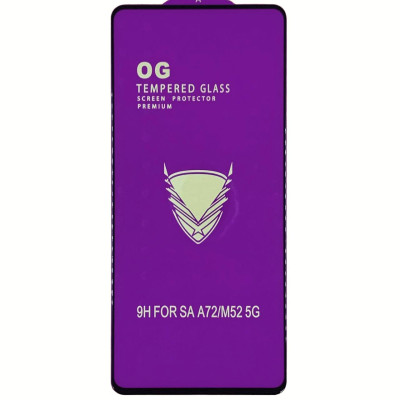 Скло захисне Tempered Glass OG Premium для Samsung A72 / A73 / M52 / M53- чорний Скло захисне Tempered Glass OG Premium для Samsung A72 / A73 / M52 / M53- чорний