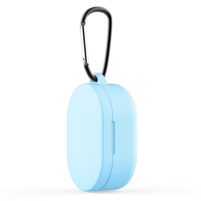 Чохол силіконовий для навушників AirDots- бузковий синій