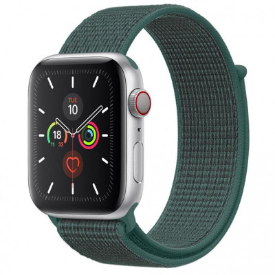 Ремінець Nylon для Apple Watch 38/40/41/42mm(ser.10)- зелена трава Ремінець Nylon для Apple Watch 38/40/41/42mm(ser.10)- зелена трава