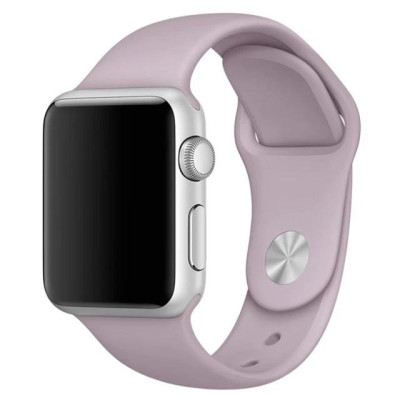 Ремінець силіконовий для Apple Watch Sport Band 38/40/41/42mm(ser.10) (S/M and M/L) 3pcs- лавандовий Ремінець силіконовий для Apple Watch Sport Band 38/40/41/42mm(ser.10) (S/M and M/L) 3pcs- лавандовий