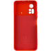 Накладка (з мікрофіброю) Silicone Cover Lakshmi Full Camera для Xiaomi Poco X4 Pro 5G- червоний