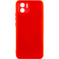 Накладка (з мікрофіброю) Silicone Cover Lakshmi Full Camera для Xiaomi Redmi A1 / A2- червоний